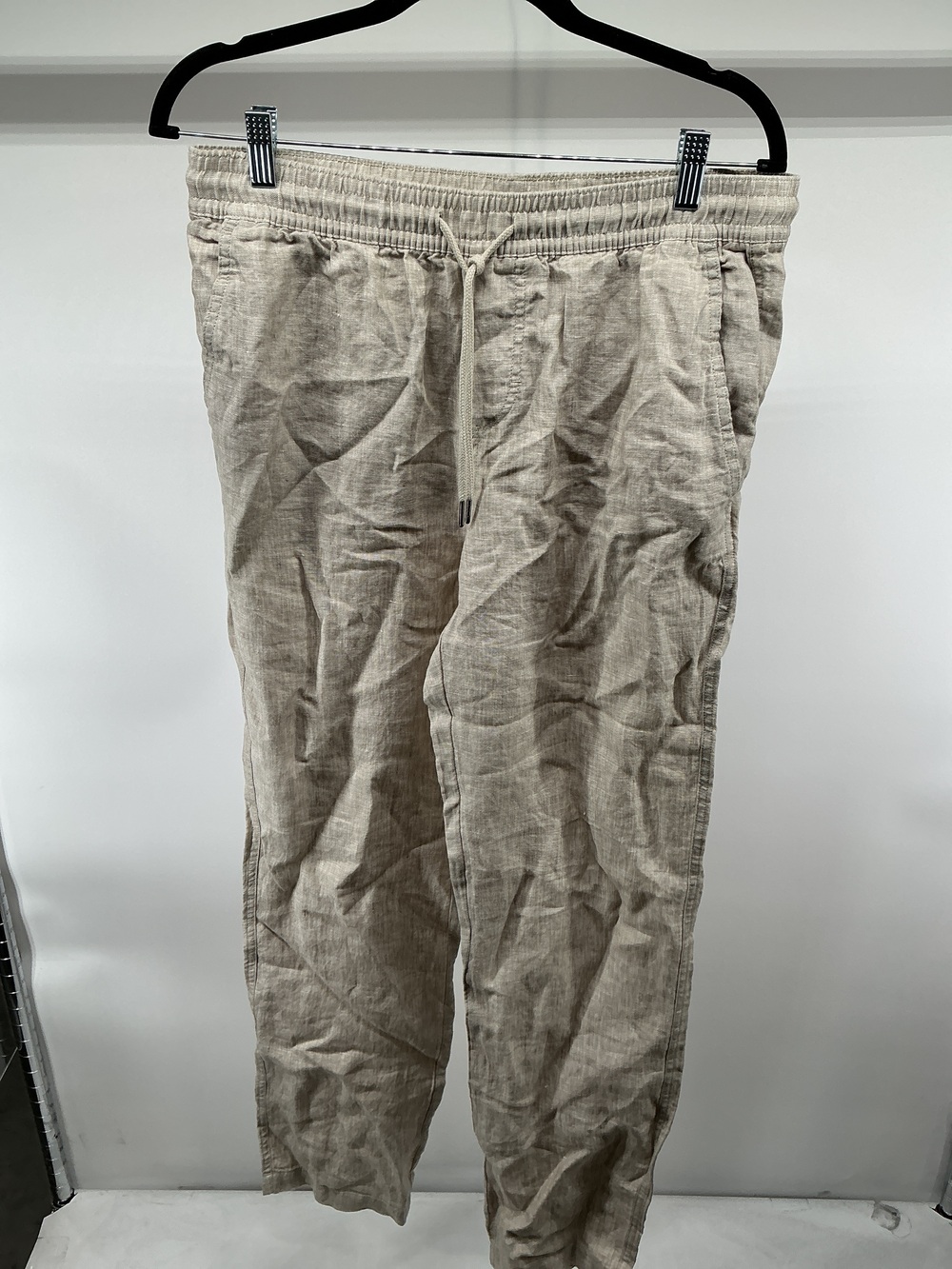 100% European Linen Drawstring Beach Pants - 32"
